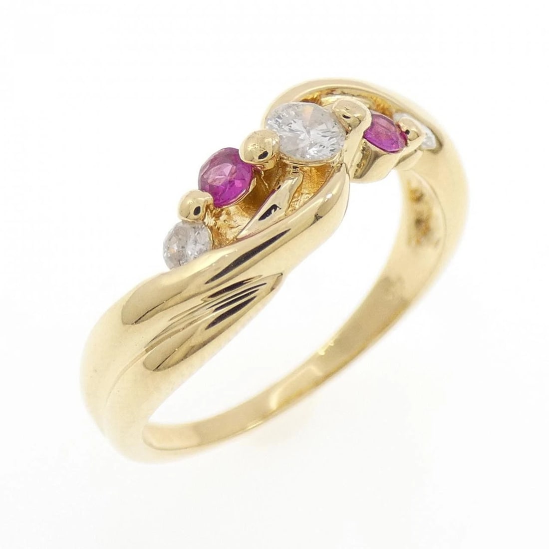 18K YELLOW GOLD RUBY RING (1 of 3)