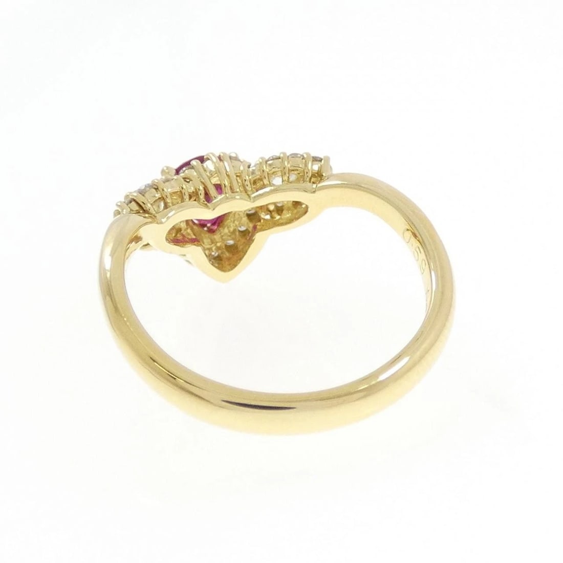 K18YG RUBY RING - 3