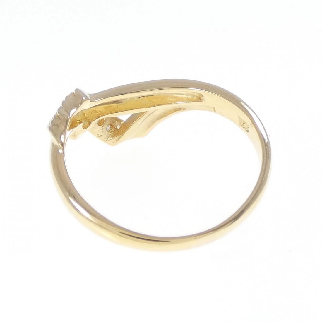 K18YG DIAMOND RING - 3