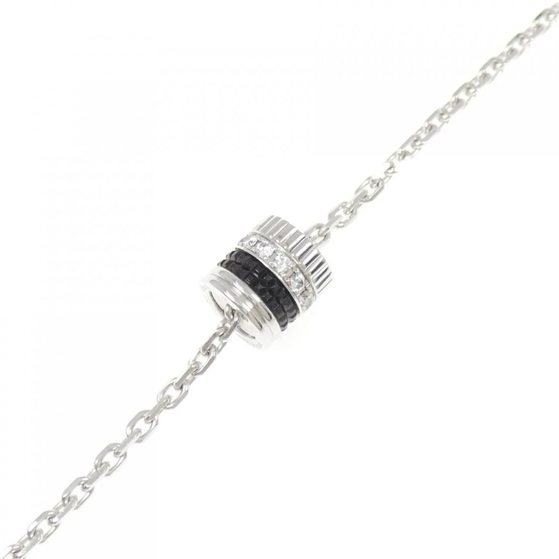 BOUCHERON 750WG PVD BRACELET: Boucheron 750WG PVD Bracelet Brand: Boucheron Type: Bracelet Material: 750WG PVD, Main Stone/Creation Natural Color: None Size: 15.5-18cm,ActualSize Max W: 7.5mm Accessories: None Accessories