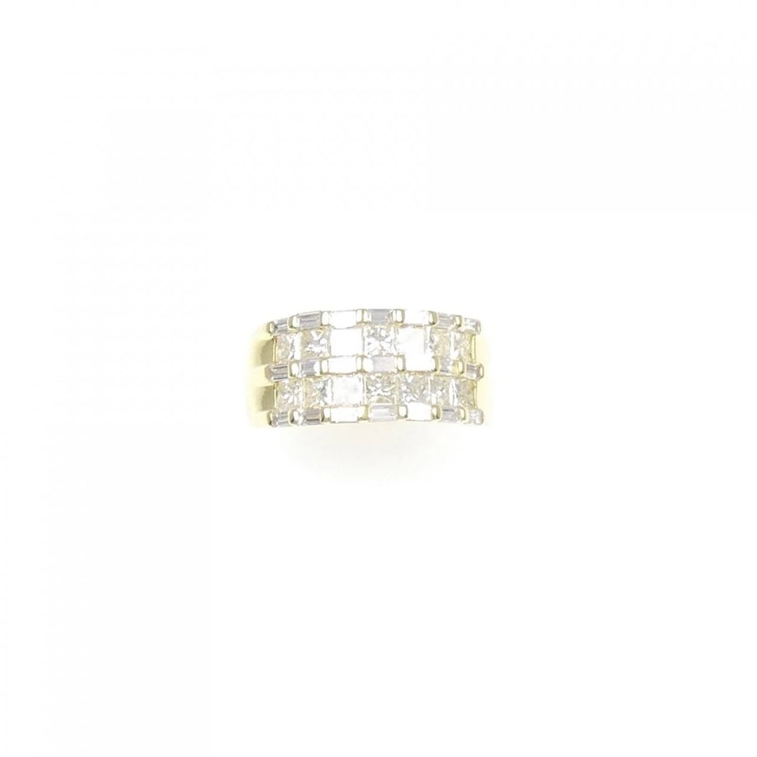 K18YG DIAMOND RING - 2