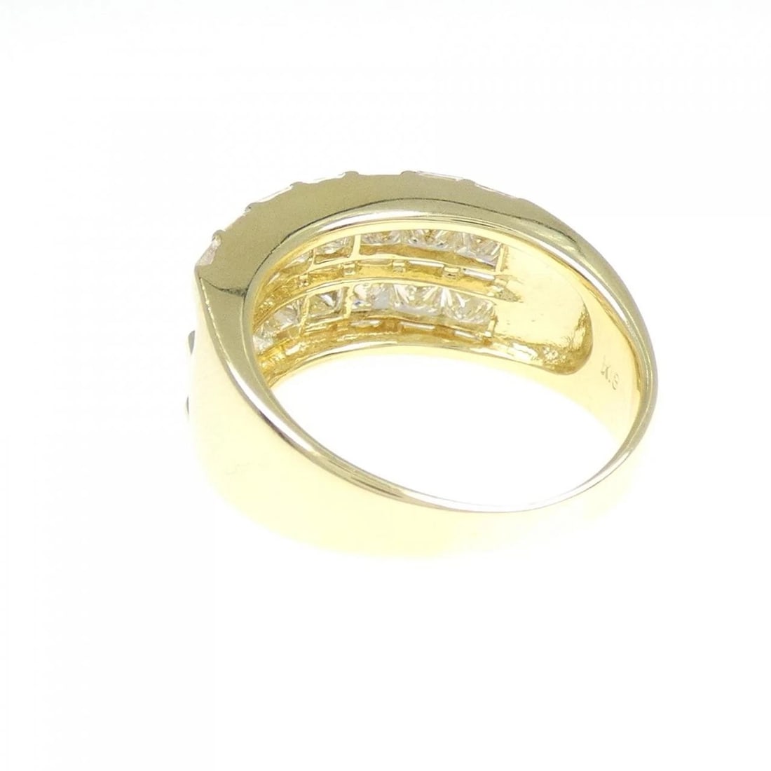 K18YG DIAMOND RING - 3