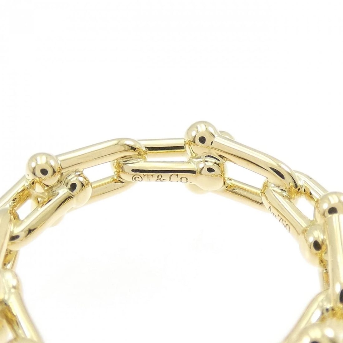TIFFANY & CO. HARDWARE MICRO LINK RING - 3