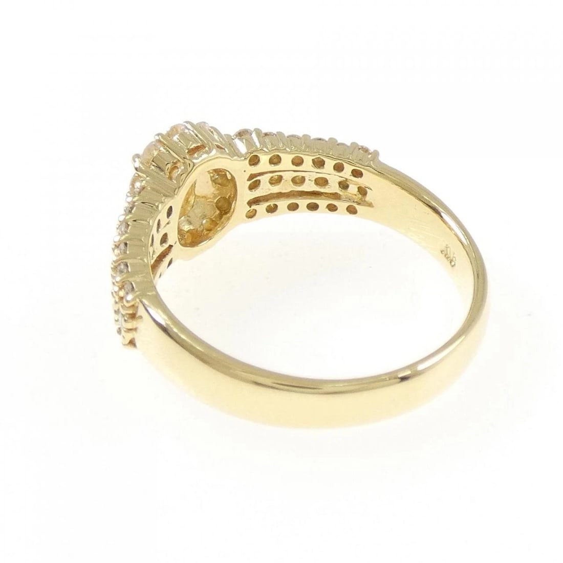 K18YG DIAMOND RING - 3