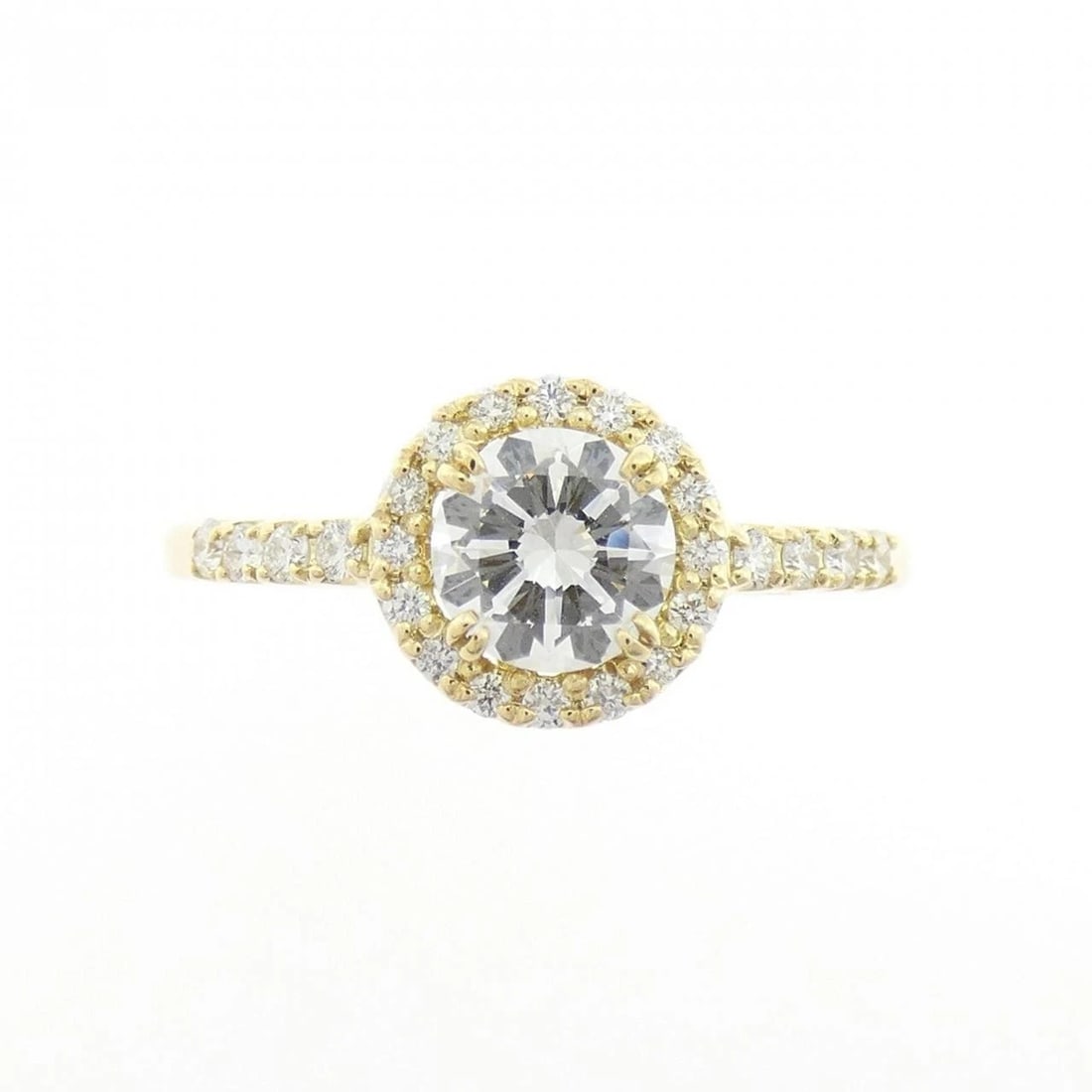 K18YG DIAMOND RING - 2
