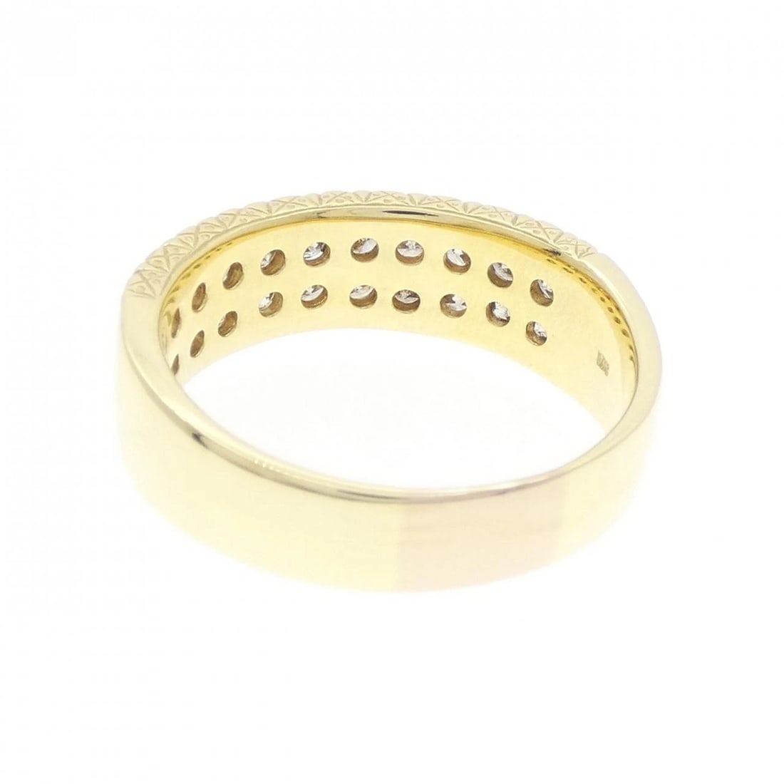 K18YG DIAMOND RING - 3