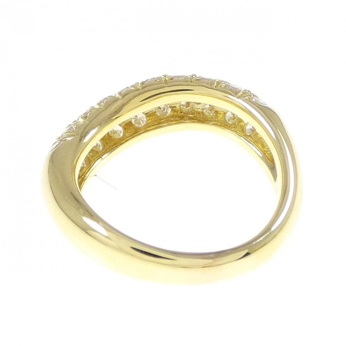 K18YG DIAMOND RING - 3