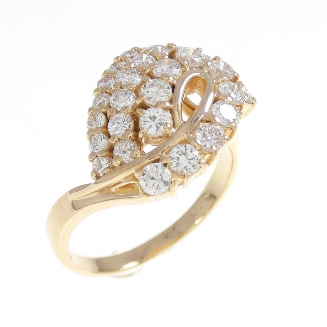 K18YG DIAMOND RING: K18YG Diamond Ring Brand: Unbranded Type: Ring Material: K18 Yellow Gold, Main Stone/Creation Natural Color: Yellow Gold Size: 6.5 (US size) Accessories: None Accessories Notice: When