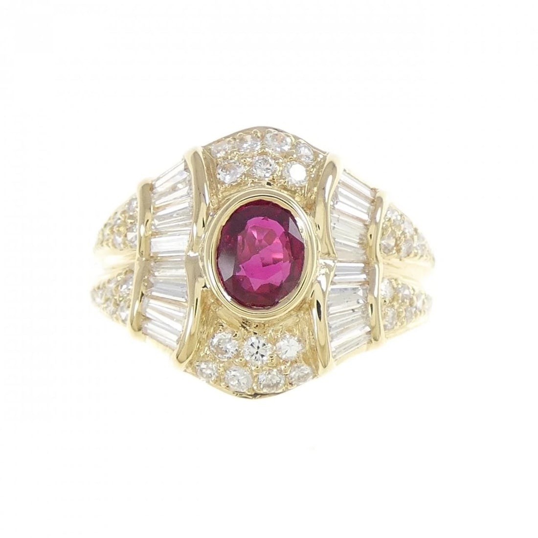 750YG RUBY RING - 2