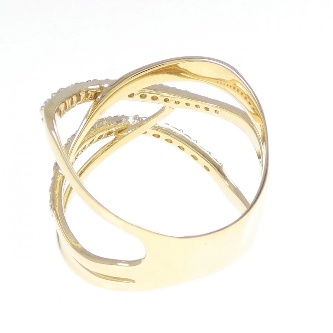 K18YG DIAMOND RING - 3