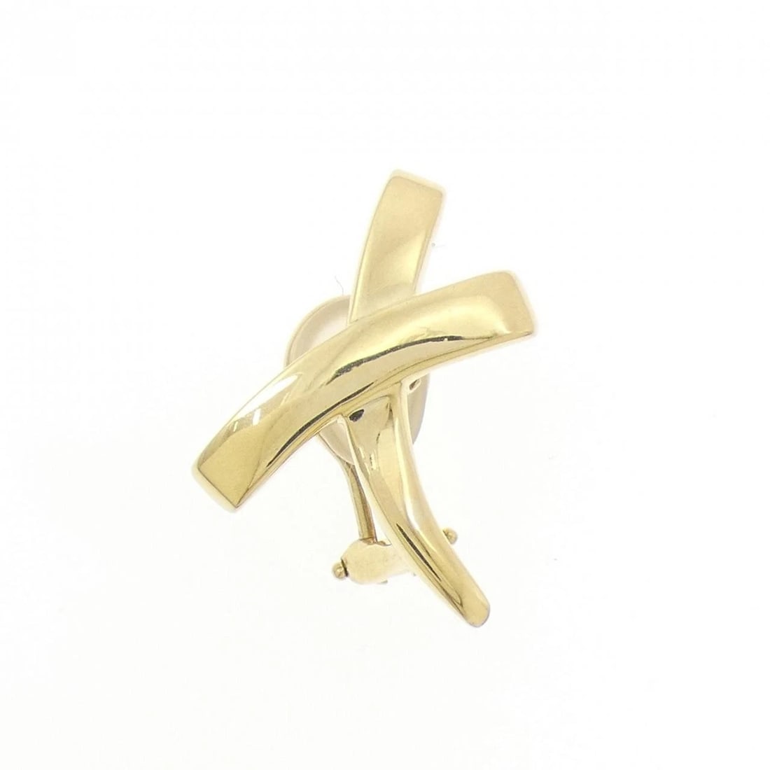 TIFFANY EARRINGS SINGLE EARRINGS: Tiffany Earrings Single Earrings Brand: Tiffany Type: Earrings Material: 750 Yellow Gold, Color: Yellow Gold Size: ActualSize HxW: 23.6mmx17.3mm Accessories: None Accessories Notice: When