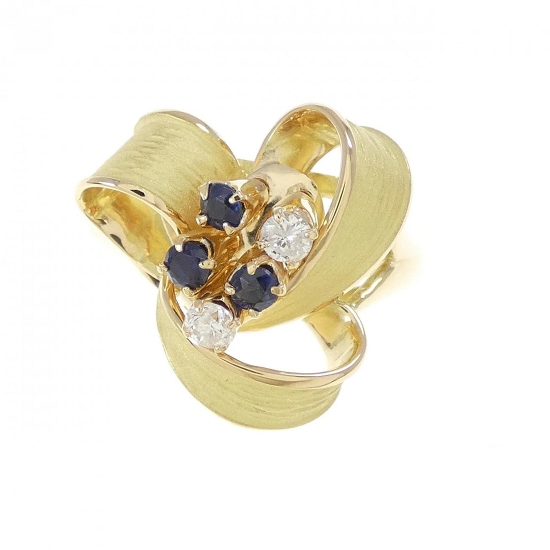 K18YG SAPPHIRE RING - 2