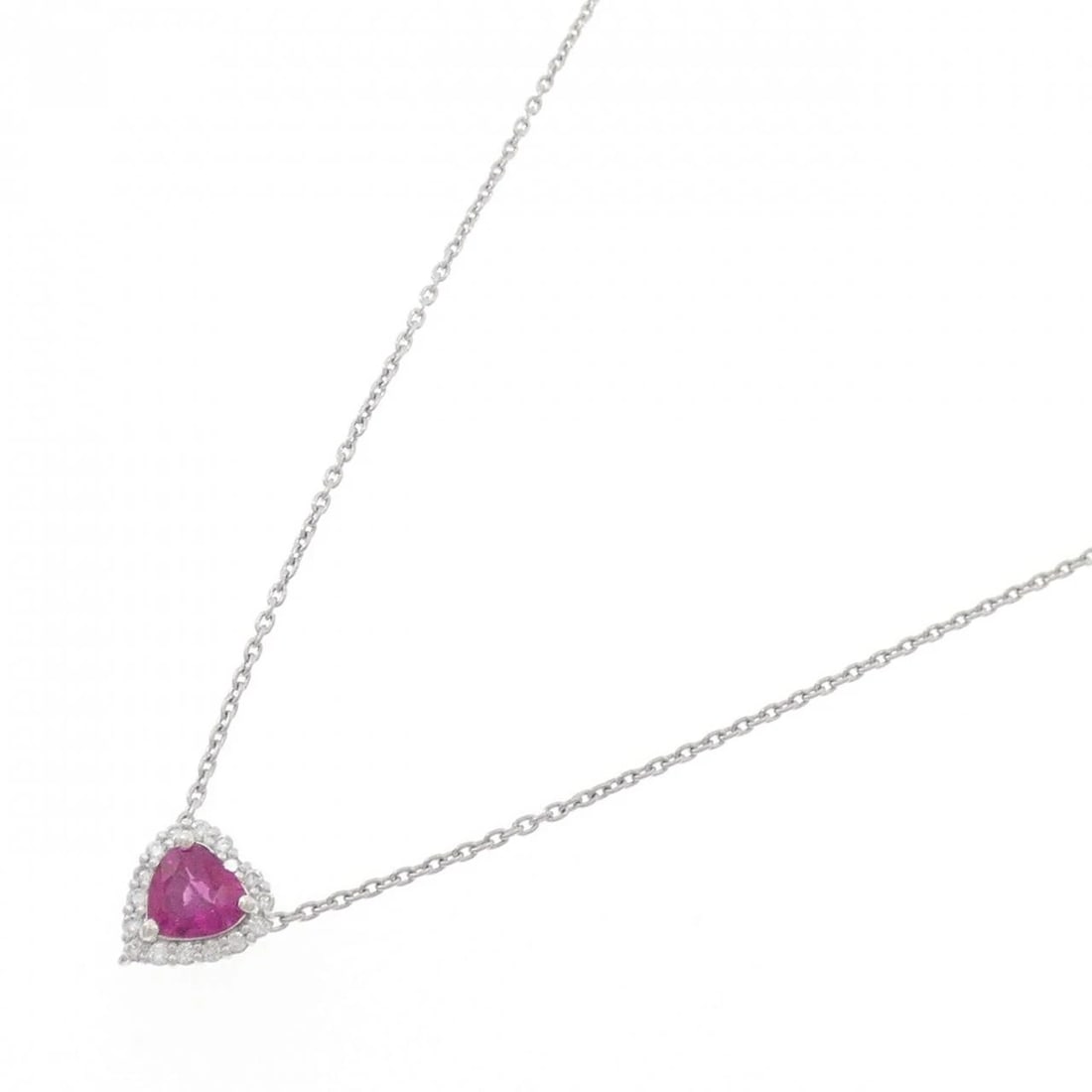PT900 PT850 HEART RUBY NECKLACE - 2
