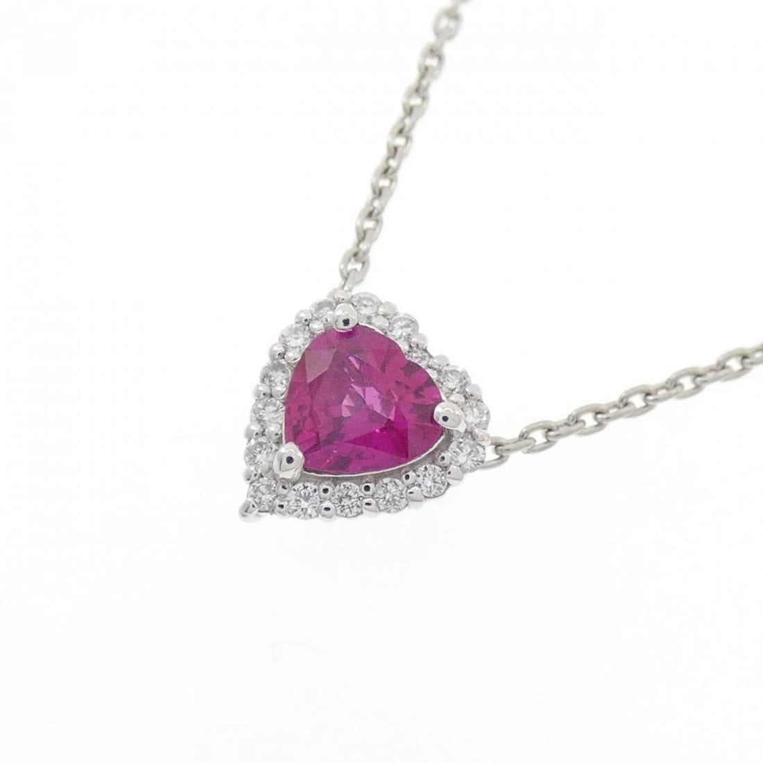 PT900 PT850 HEART RUBY NECKLACE - 3