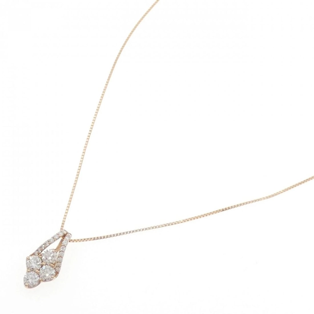 K18PG DIAMOND NECKLACE - 2
