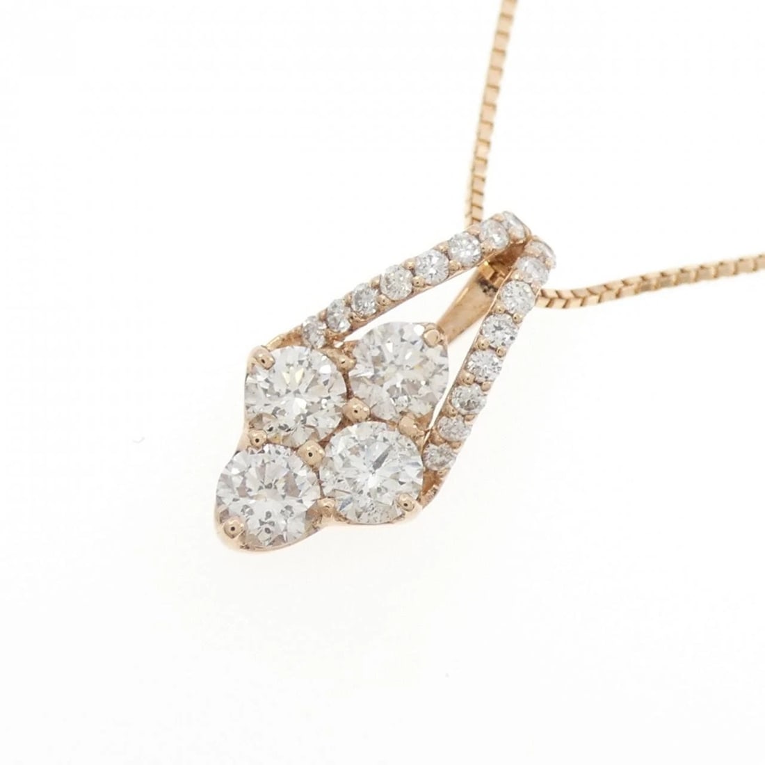 K18PG DIAMOND NECKLACE - 3