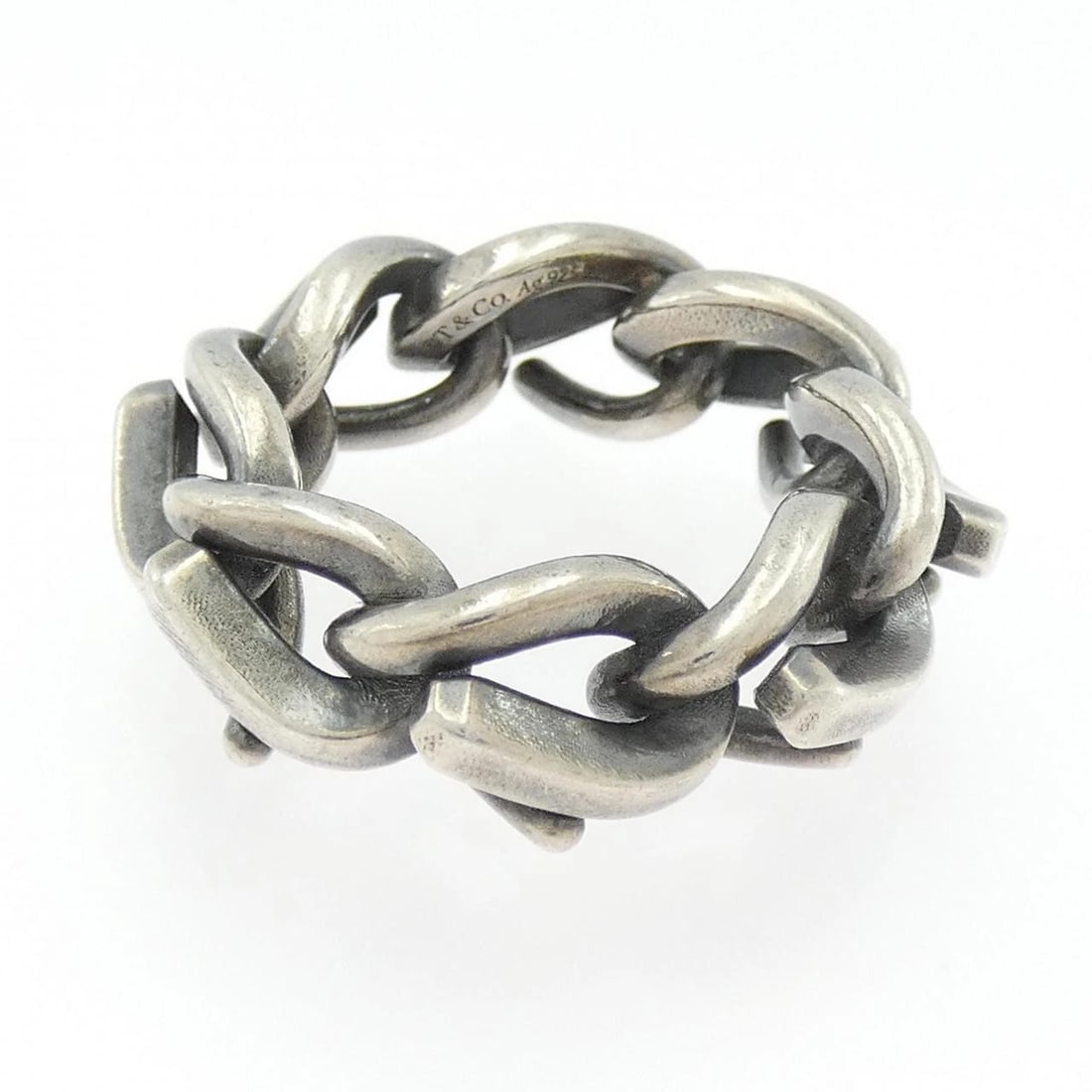 TIFFANY FORGE LINK RING - 2