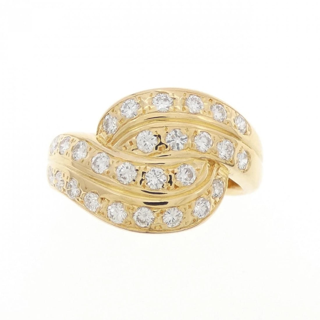 750YG DIAMOND RING - 2