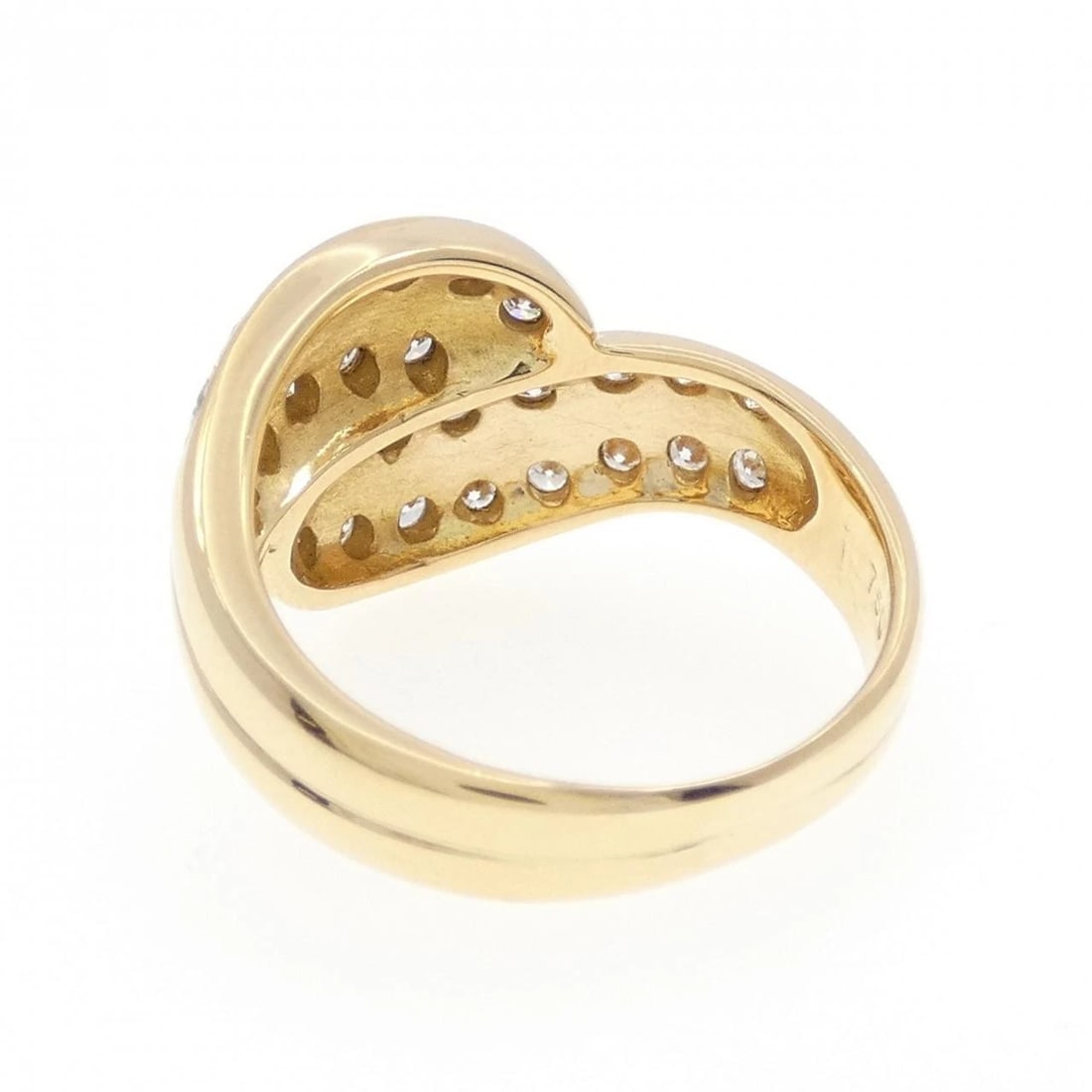 750YG DIAMOND RING - 3