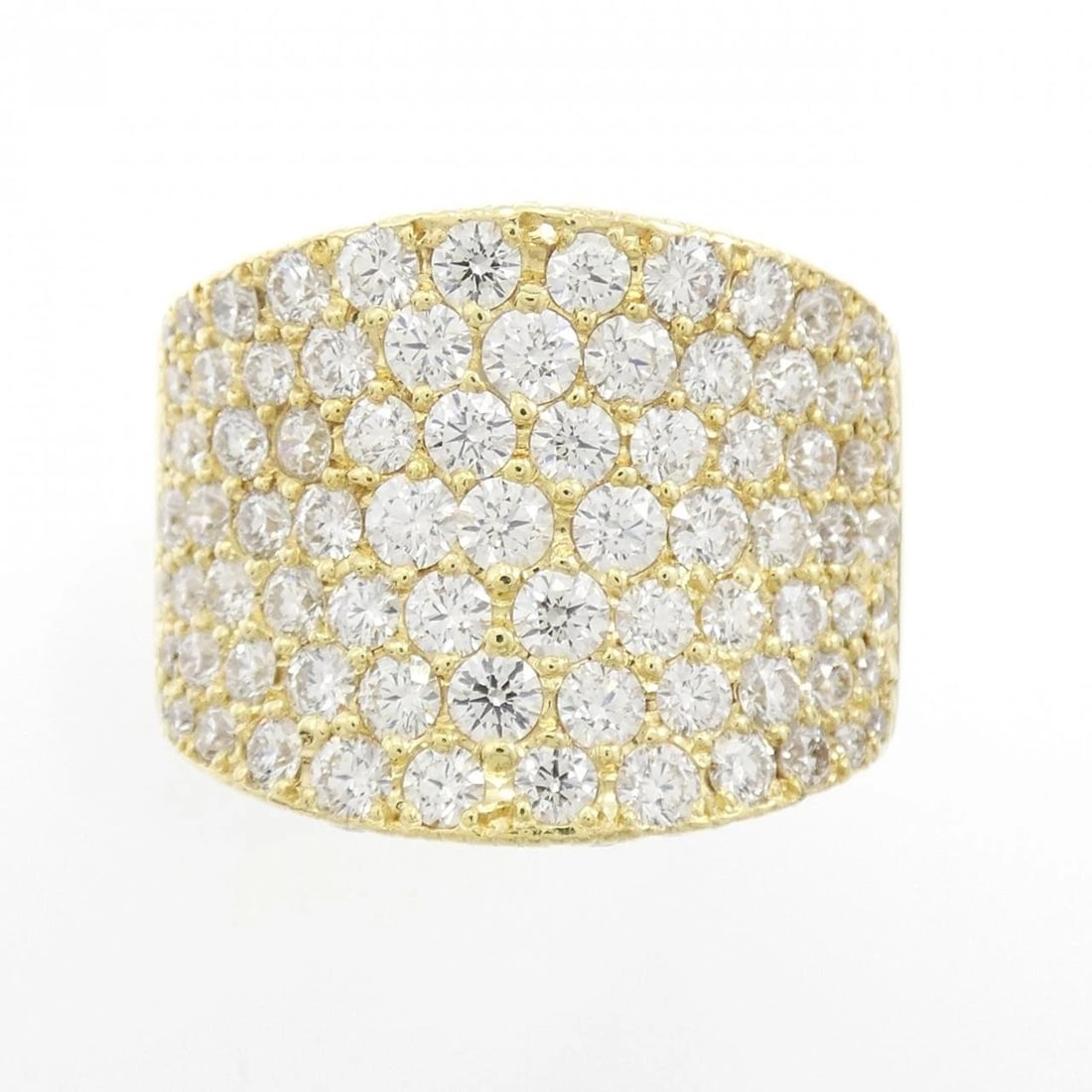 K18YG DIAMOND RING - 2