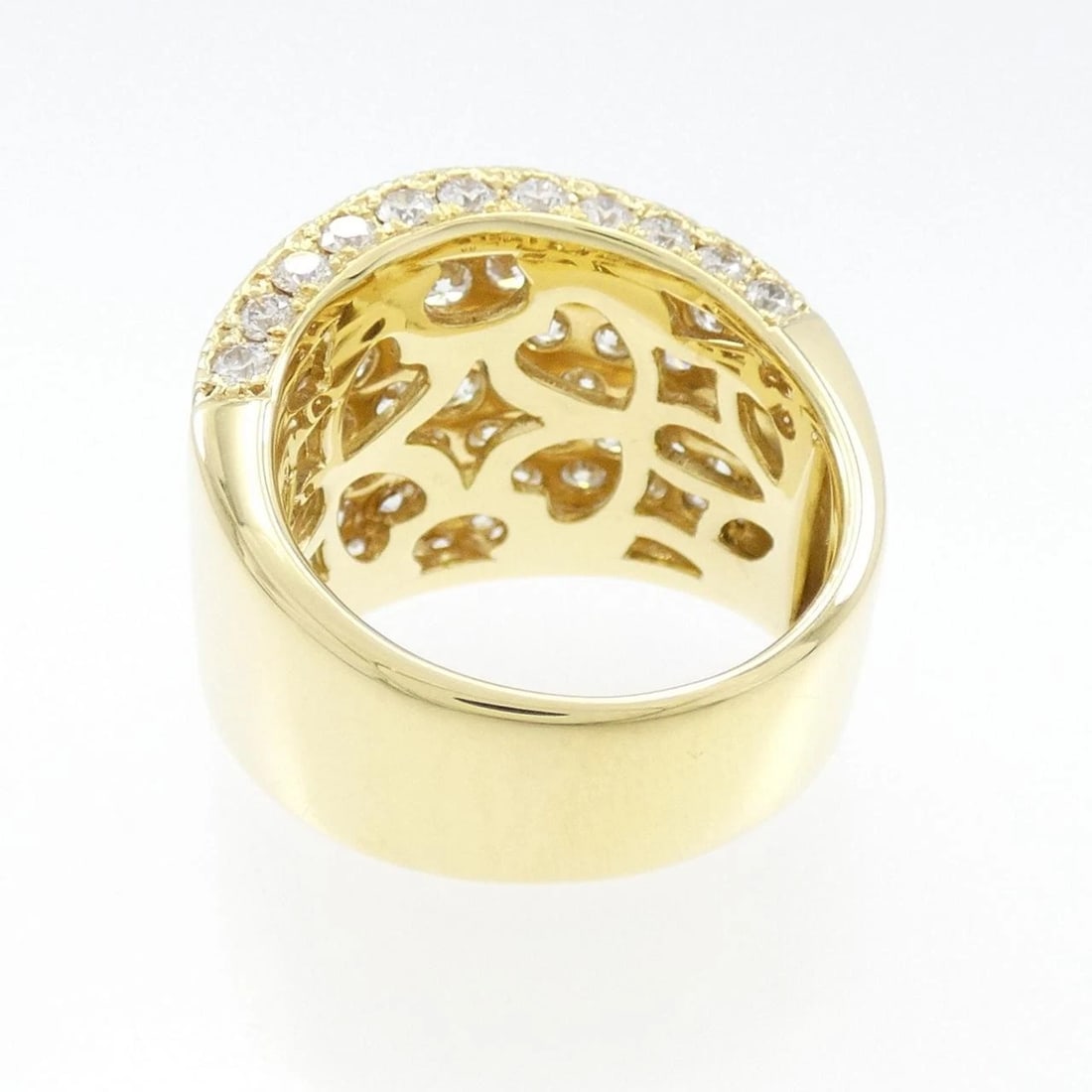 K18YG DIAMOND RING - 3