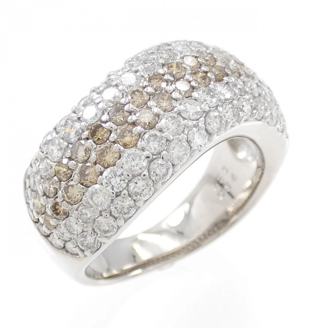 K18WG DIAMOND RING: K18WG Diamond Ring Brand: Unbranded Type: Ring Material: K18 White Gold, Main Stone/Creation Natural Color: white gold Size: 6.5 (US size) Accessories: None Accessories Notice: When