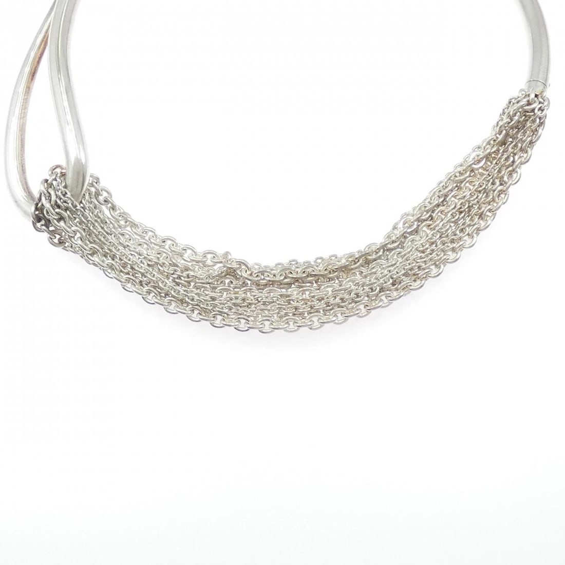 HERMES 925 NECKLACE: HERMES 925 Necklace Brand: HERMES Type: Necklace Material: 925 Silver, Color: Silver Size: 40 cm,ActualSize Max W: 26.9mm Accessories: None Accessories Notice: When purchasing pre-owned