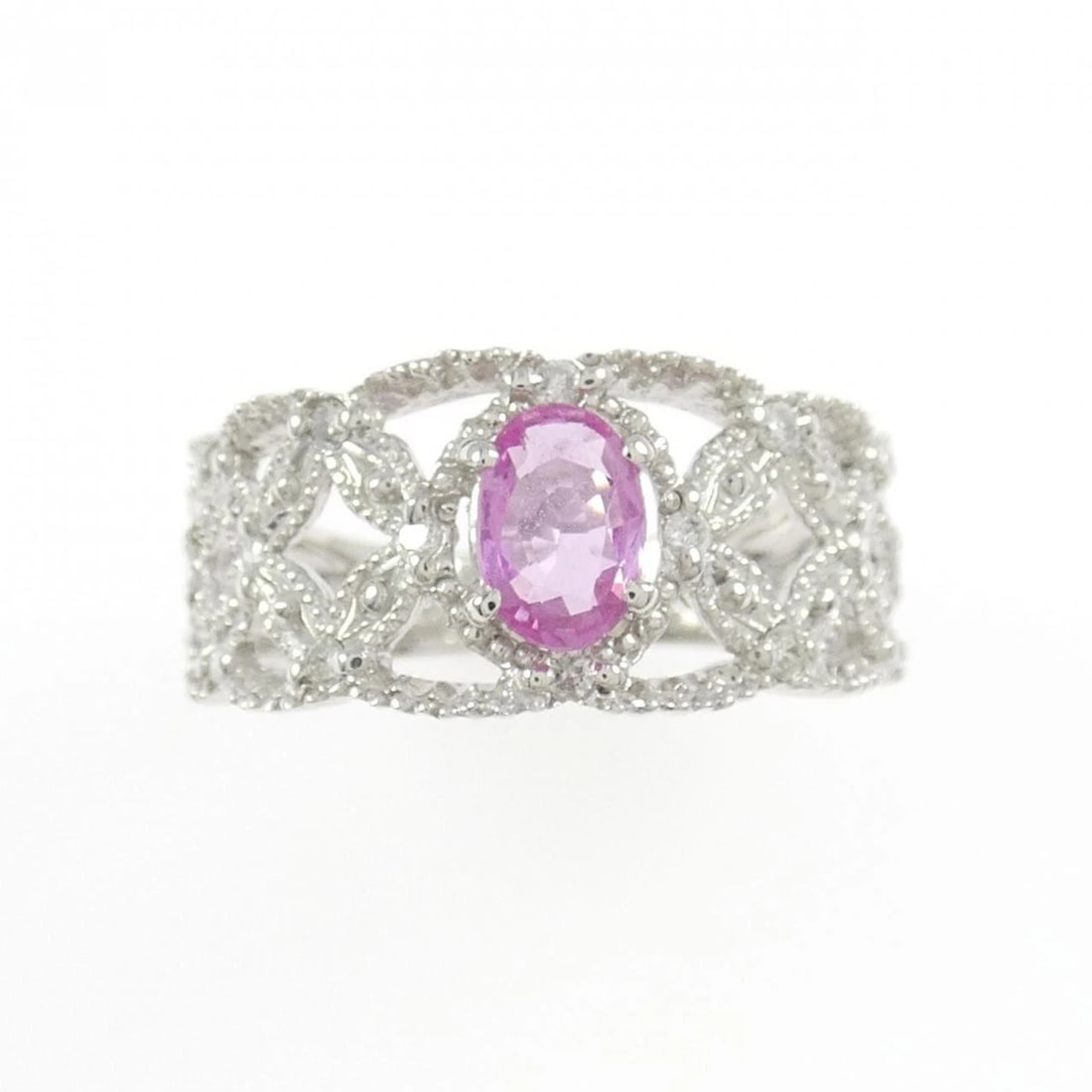 K18WG SAPPHIRE RING - 2