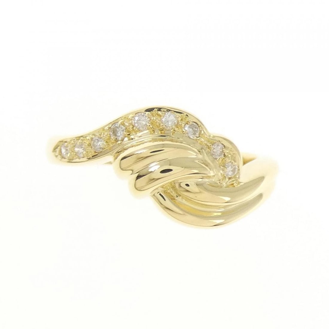 K18YG DIAMOND RING - 2