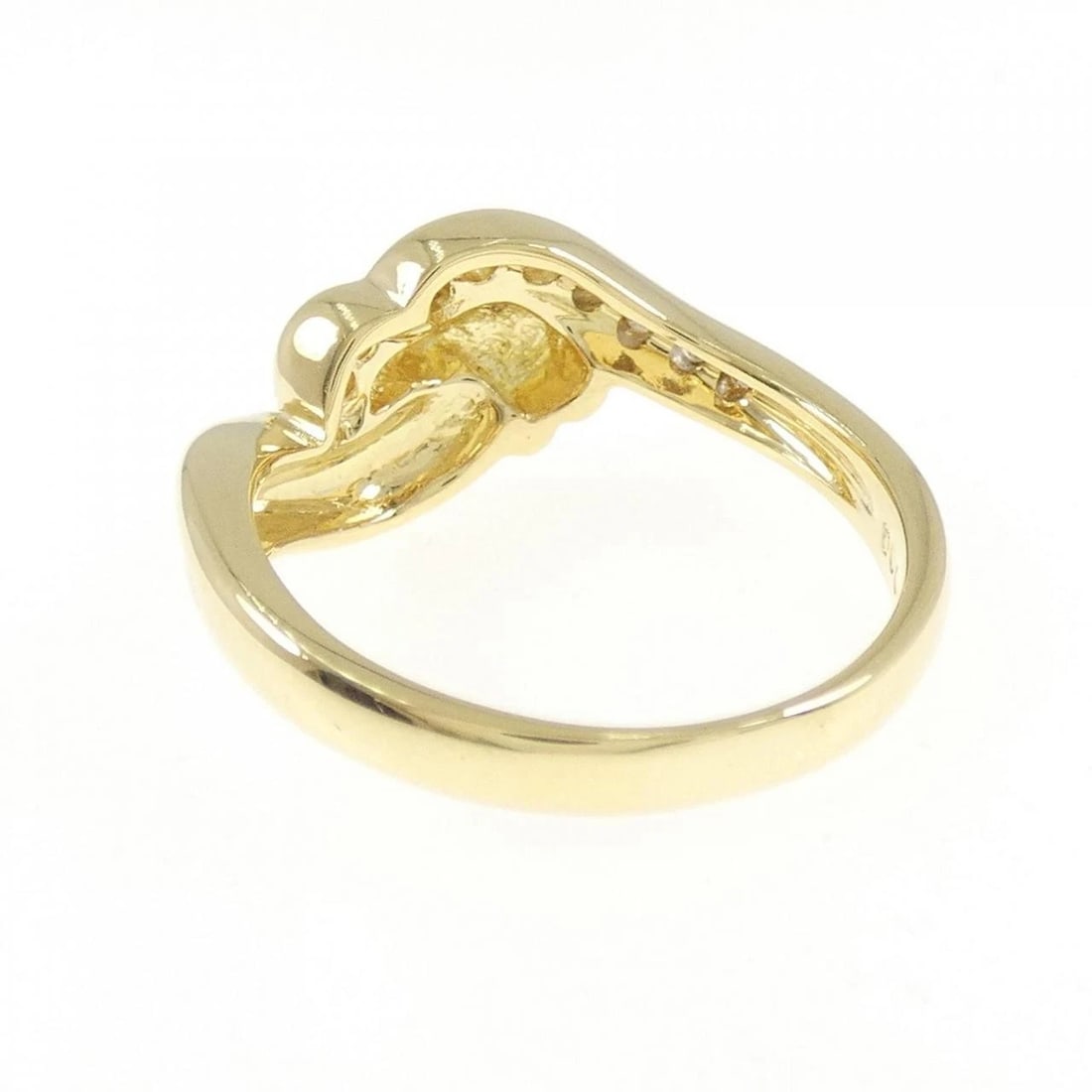 K18YG DIAMOND RING - 3