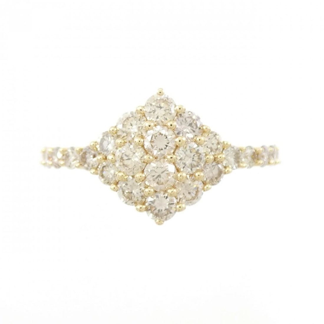 K18YG DIAMOND RING - 2