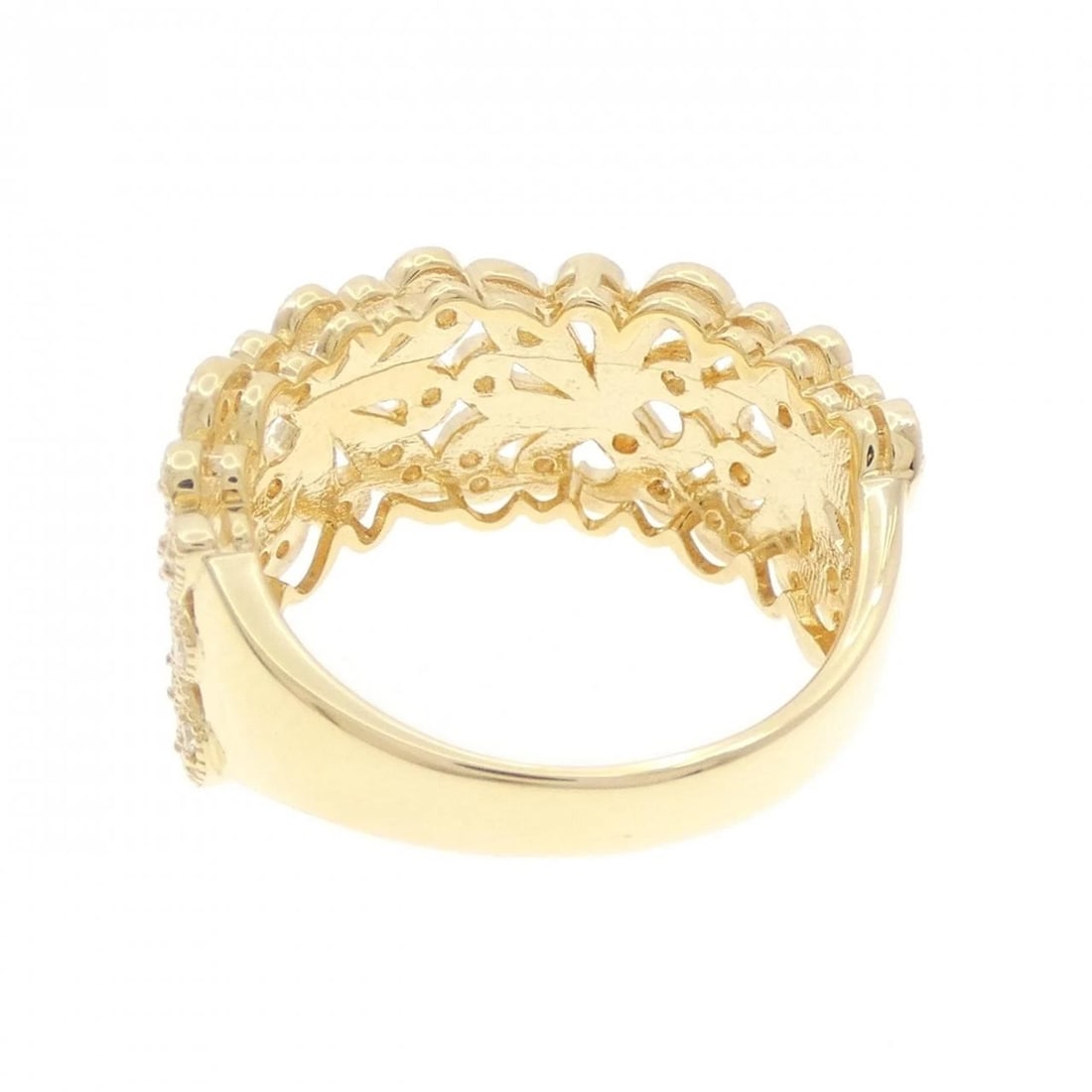 K18YG DIAMOND RING - 3