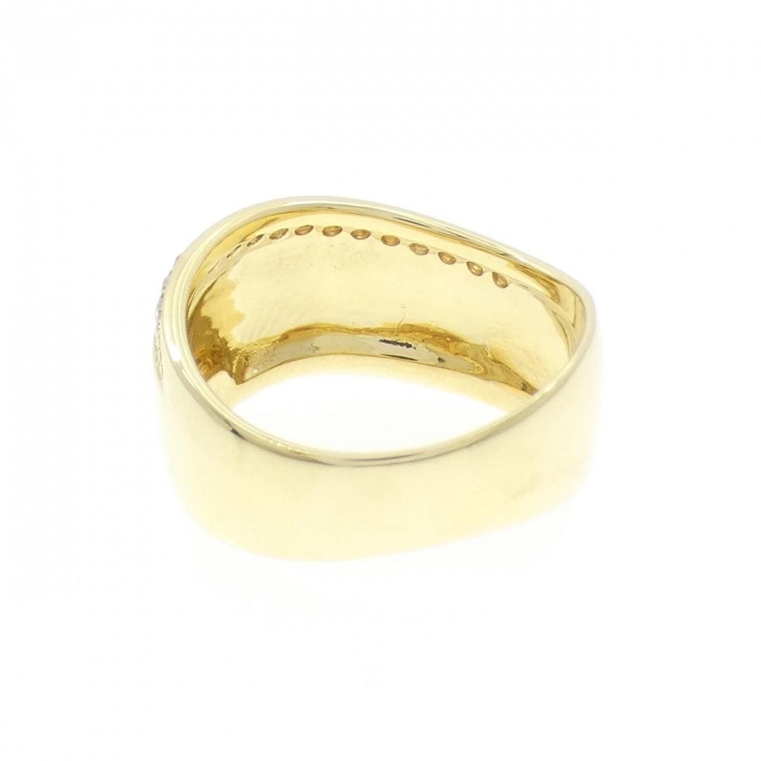 K18YG DIAMOND RING: K18YG Diamond Ring Brand: Unbranded Type: Ring Material: K18 Yellow Gold, Main Stone/Creation Natural Color: Yellow Gold Size: 6.5 (US size) Accessories: None Accessories Notice: When