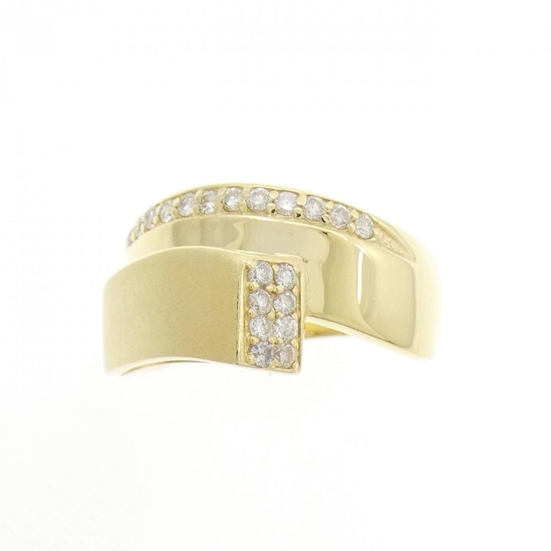 K18YG DIAMOND RING - 2