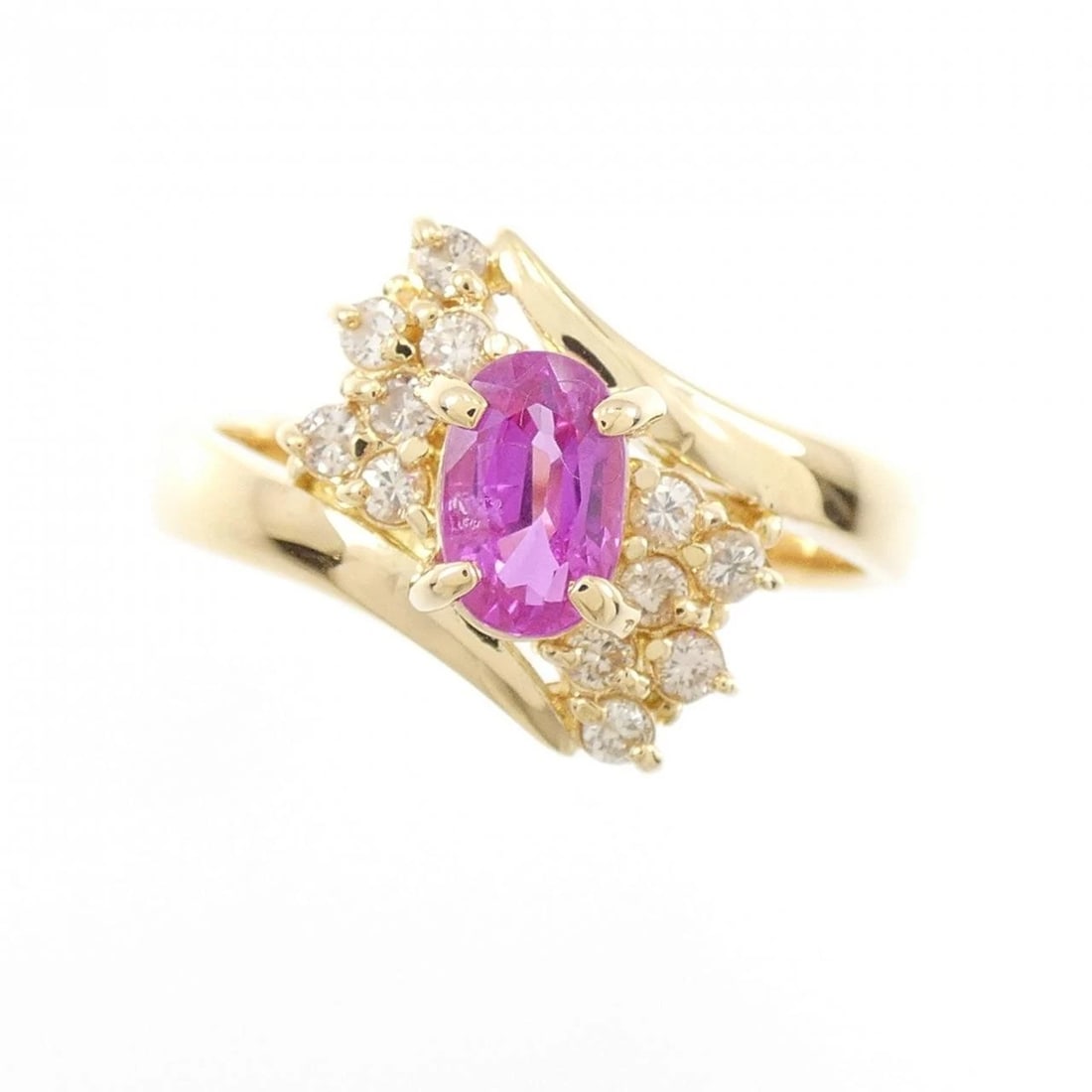 K18YG SAPPHIRE RING - 2