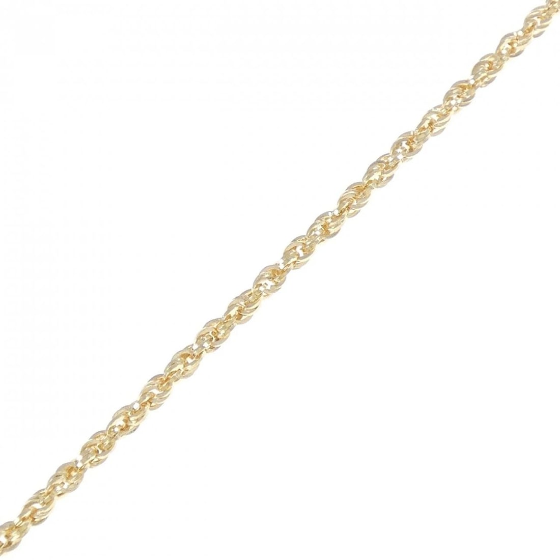 K18YG BRACELET: K18YG Bracelet Brand: Unbranded Type: Bracelet Material: K18 Yellow Gold, Main Stone/Creation Natural Color: yellow gold Size: 18cm ActualSizeMax W: 2.3mm Accessories: None Accessories