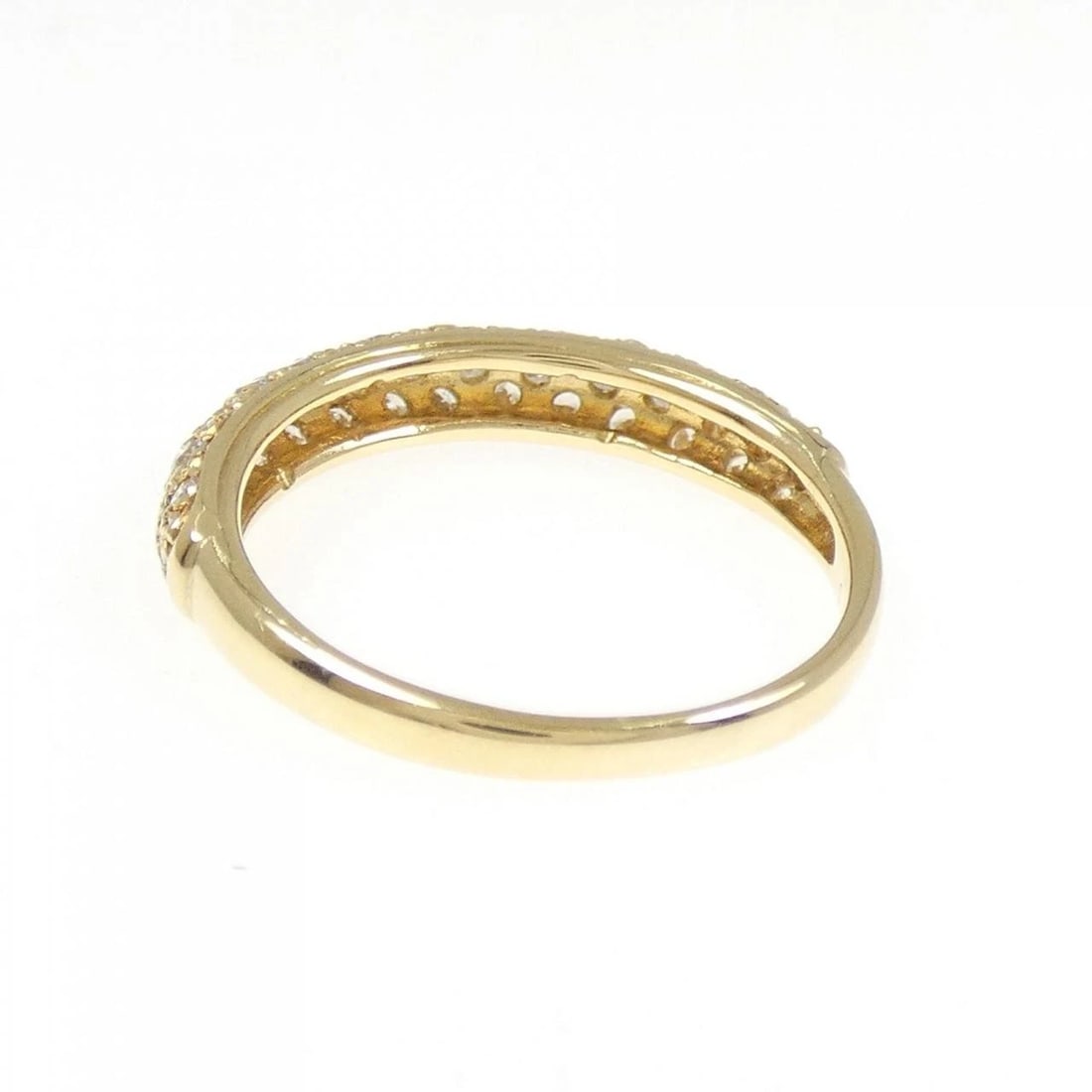 K18YG PAVE DIAMOND RING - 3