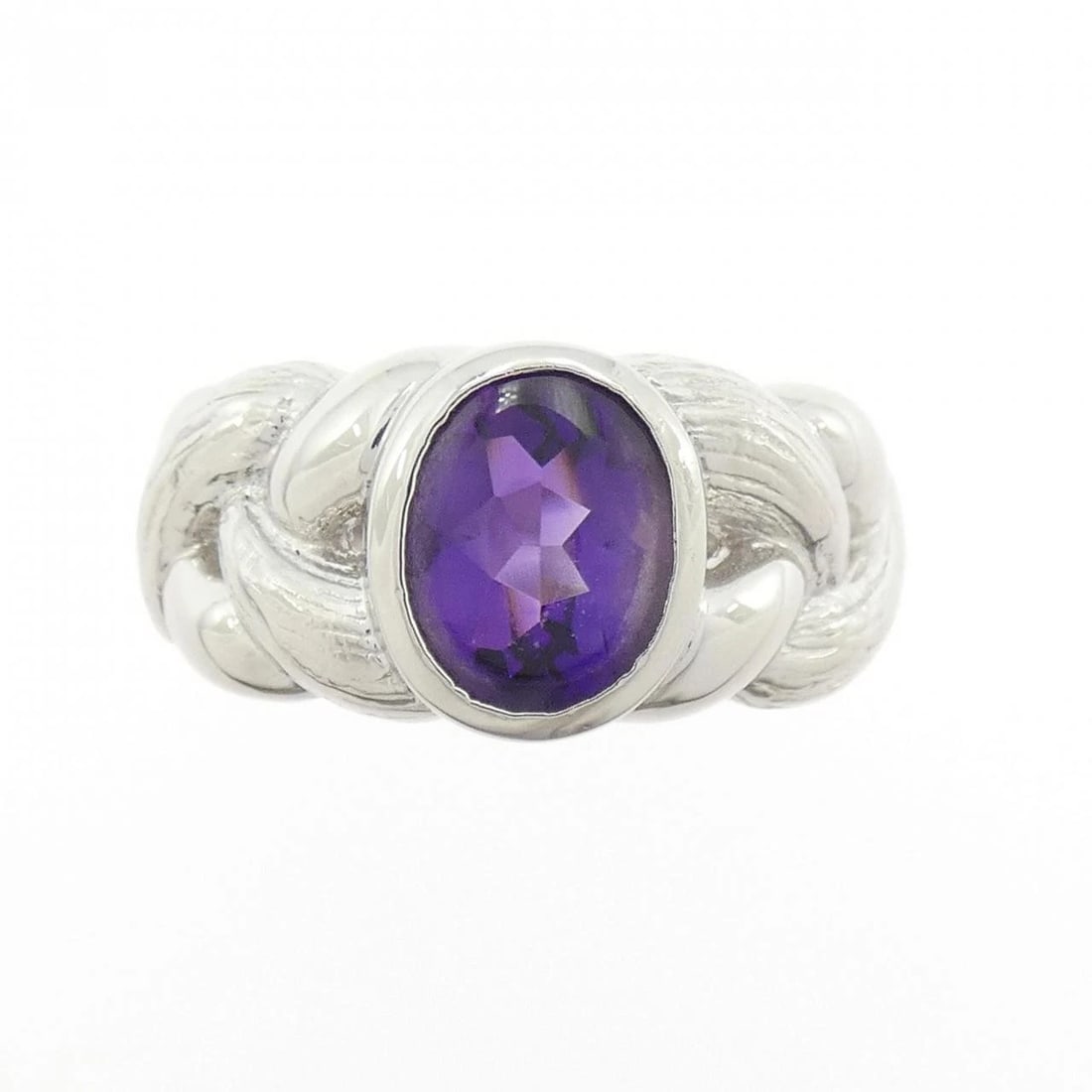 PT900 AMETHYST RING - 2