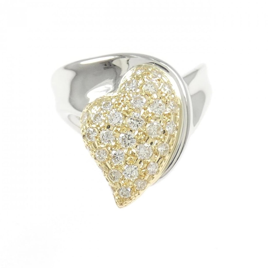 PT900/K18YG DIAMOND RING - 2