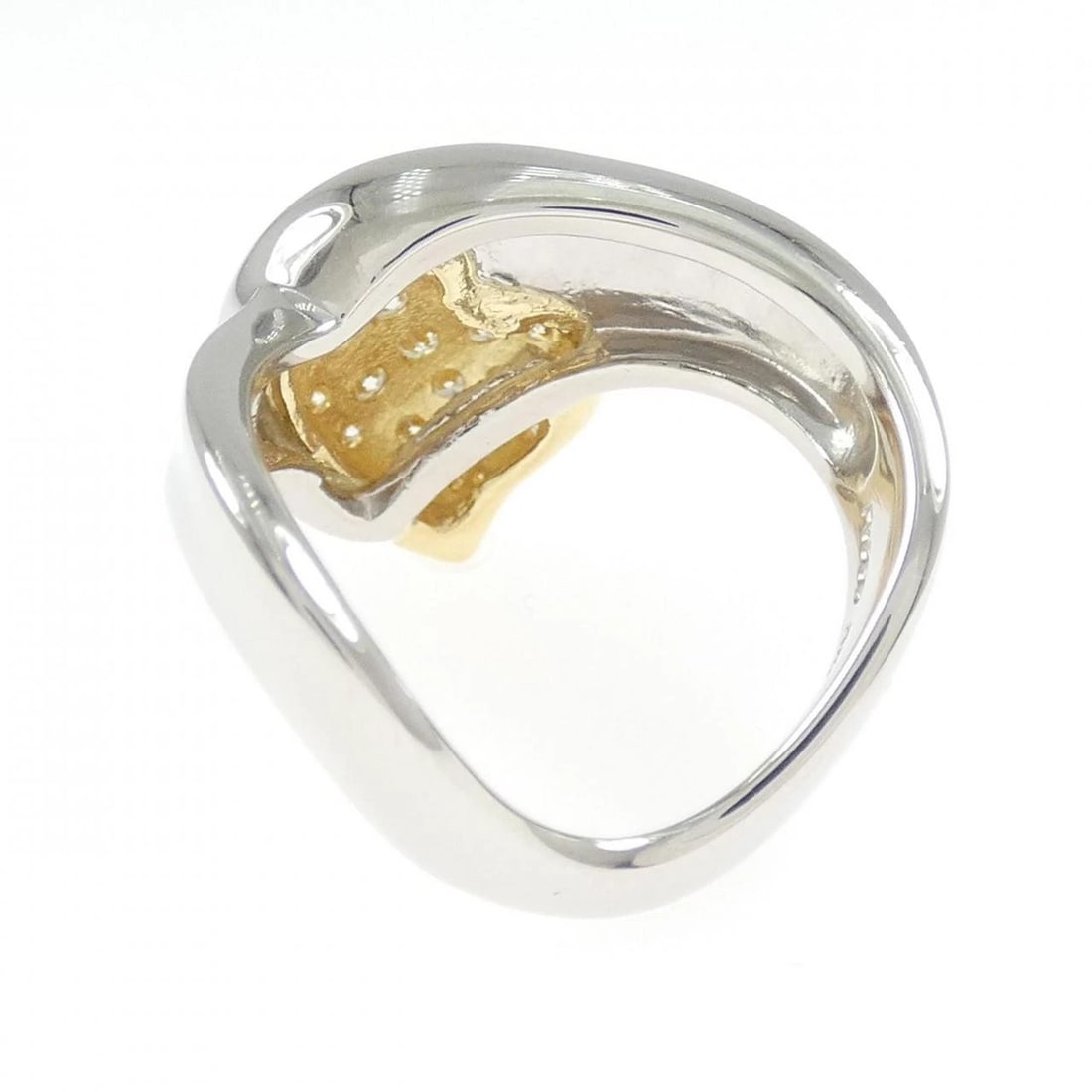 PT900/K18YG DIAMOND RING - 3