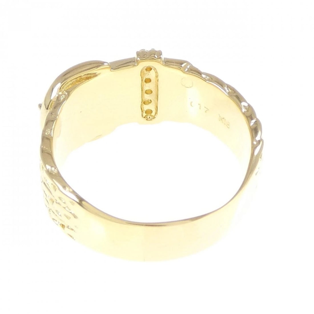 K18YG DIAMOND RING - 3