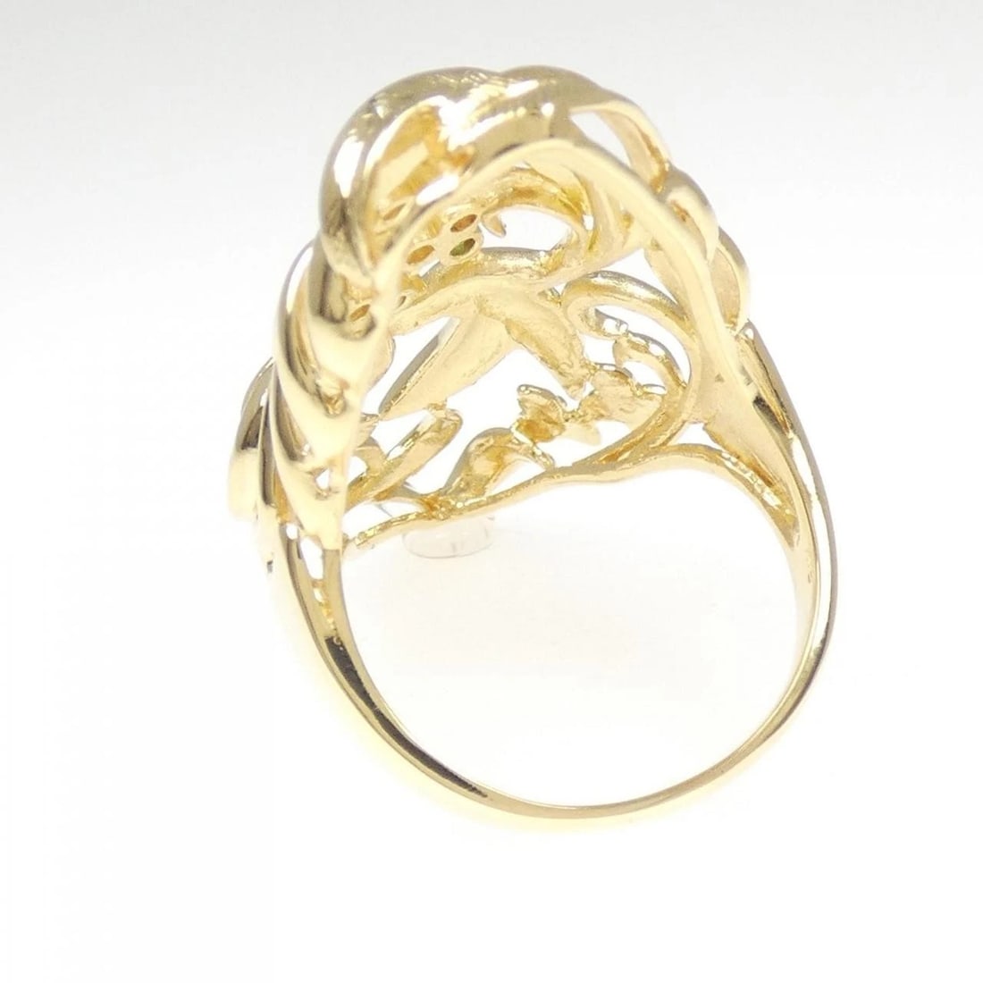 K18YG EMERALD RING - 3