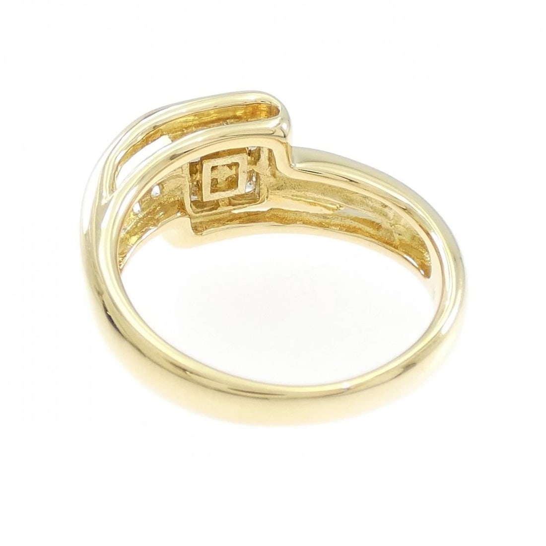 K18YG DIAMOND RING - 3