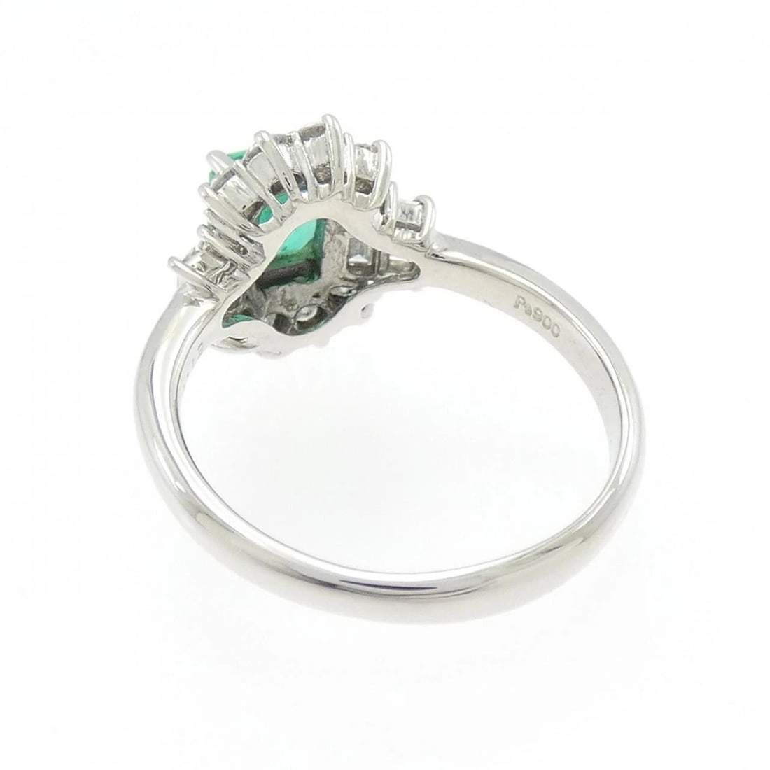 PT900 EMERALD RING - 3