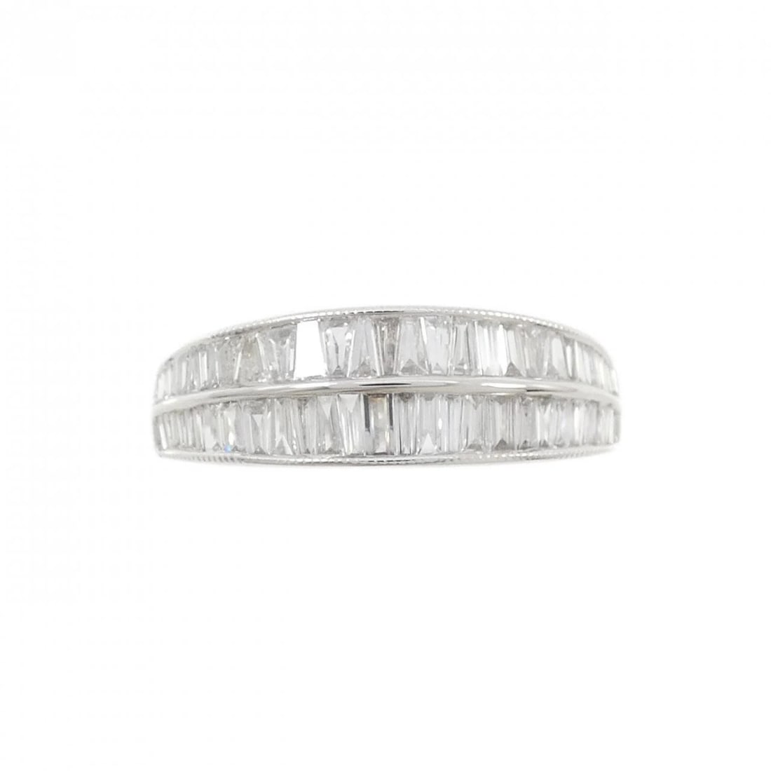 K18WG DIAMOND RING - 2