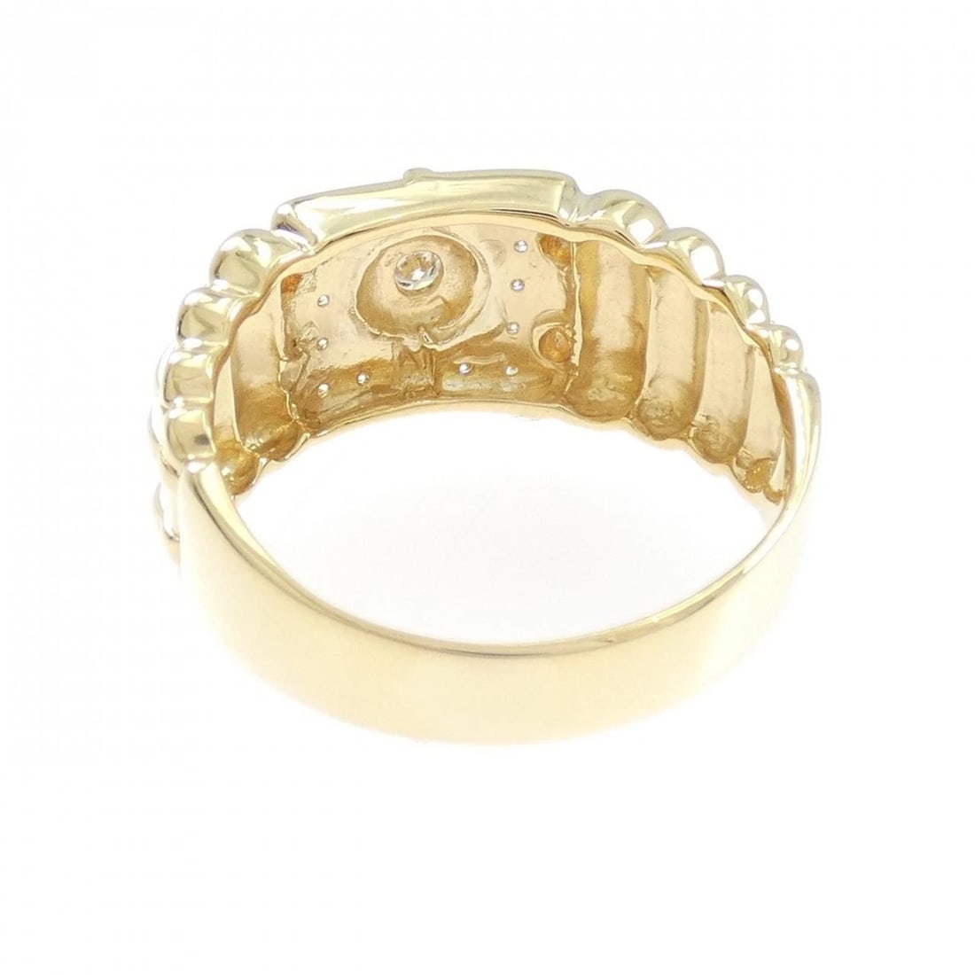 K18YG DIAMOND RING - 3