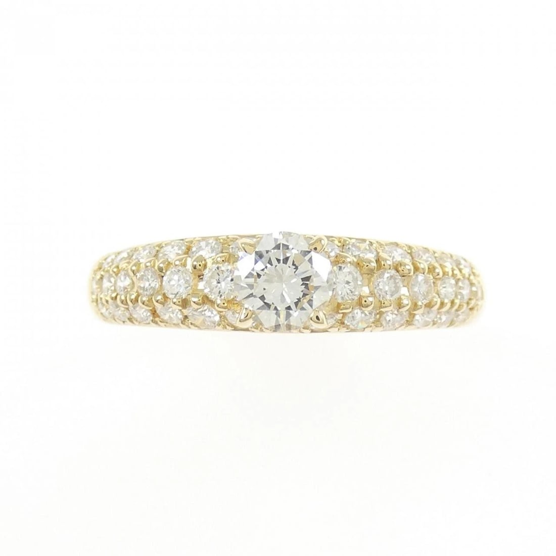 K18YG DIAMOND RING - 2