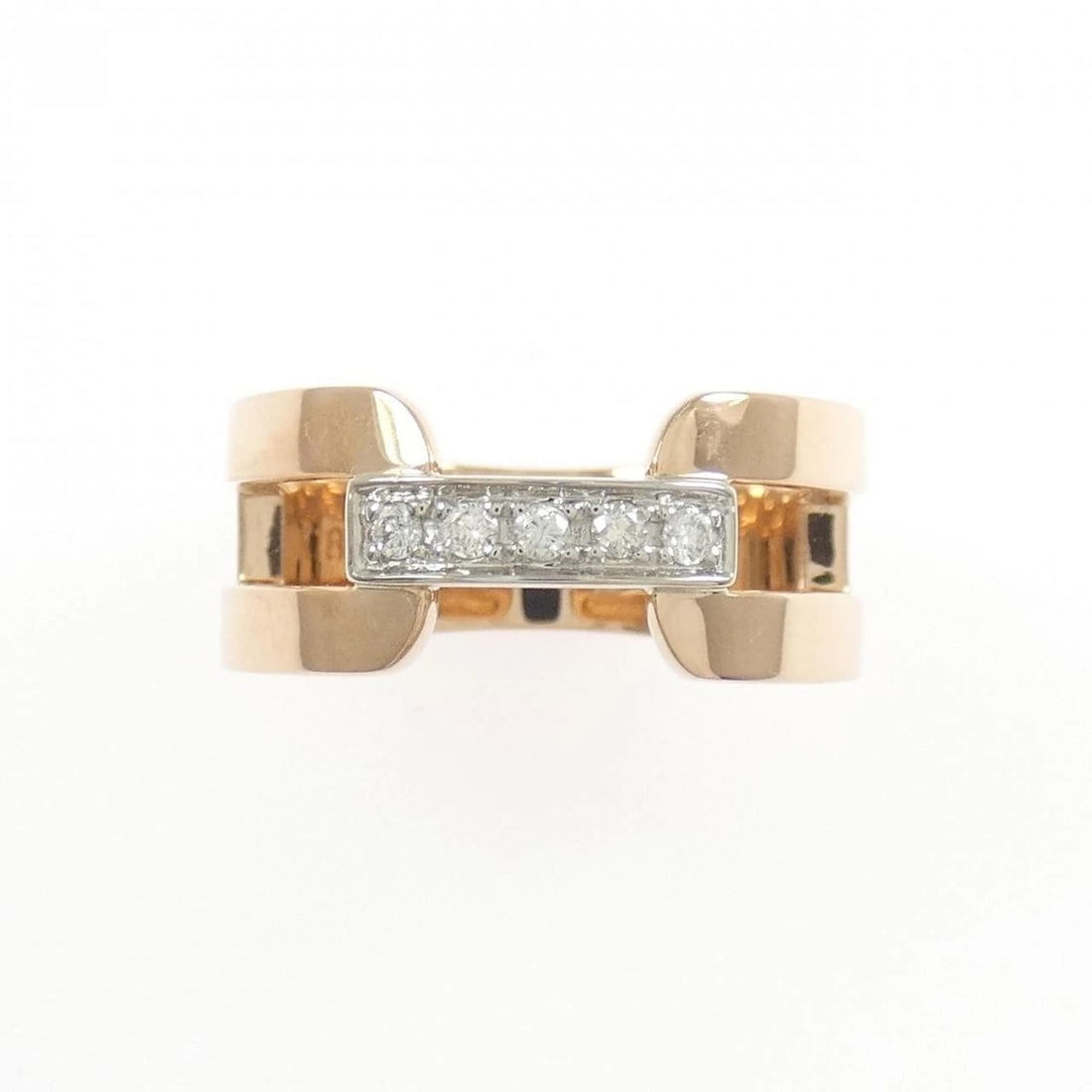 K18PG K18WG DIAMOND RING - 2