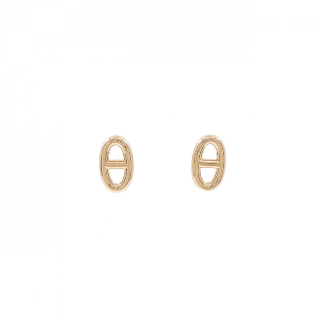 HERMES FARANDOLE EARRINGS: HERMES Farandole Earrings Brand: HERMES Type: Earrings Material: 750 Pink Gold, Color: Pink Gold Size: ActualSize HxW: 9.5mmx5.6mm Accessories: None Accessories Notice: When purchasing pre