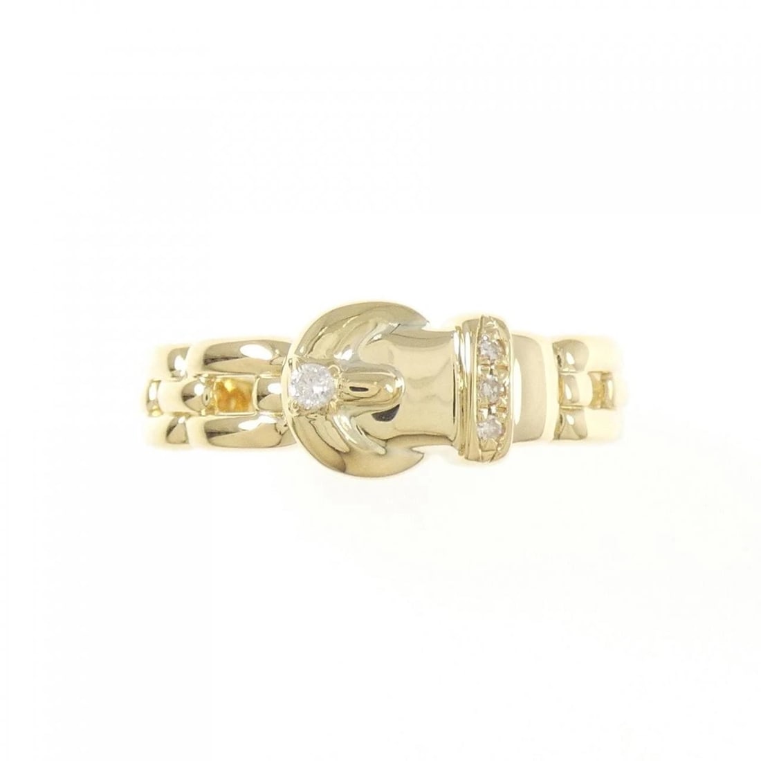 K18YG DIAMOND RING - 2